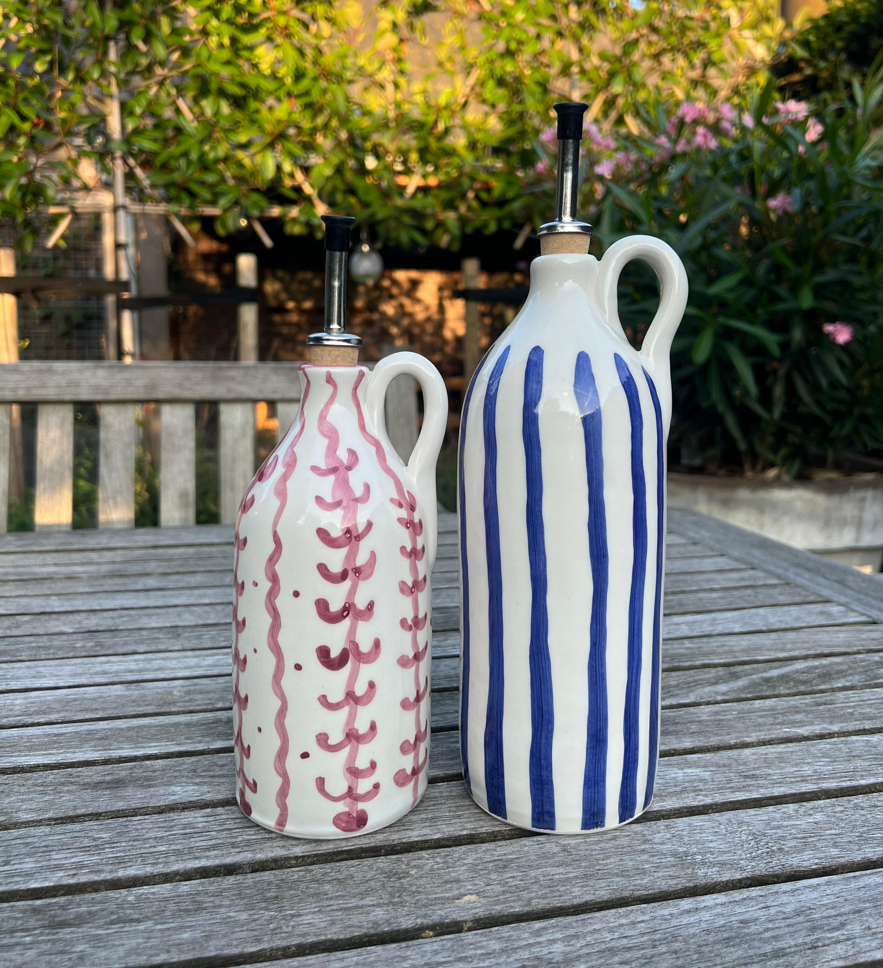 Handgemaakte olijfoliefles uit Spanje